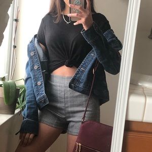 Soft Plaid Shorts by White Fawn